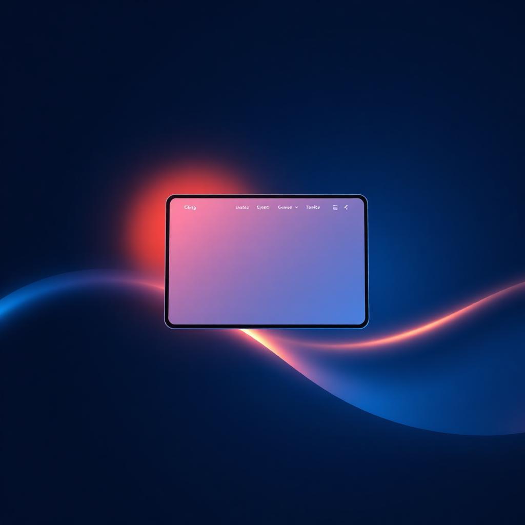 Illustration site vitrine premium